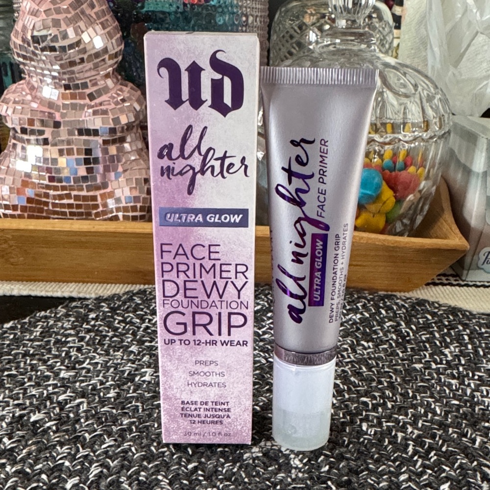 Urban Decay All Nighter Ultra Glow Face Primer - Shimmery Pink Pearl